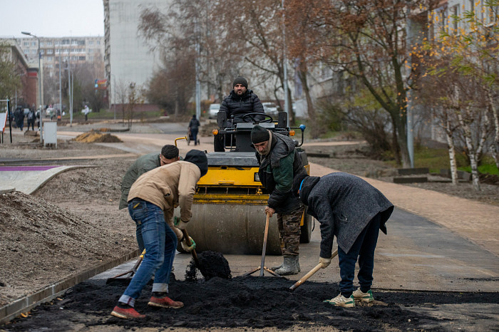 На Молодежном бульваре в Туле высадят 112 деревьев и около 150 кустарников