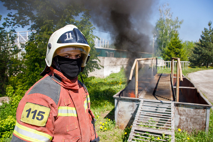 В Туле определили лучшее звено газодымозащитной службы