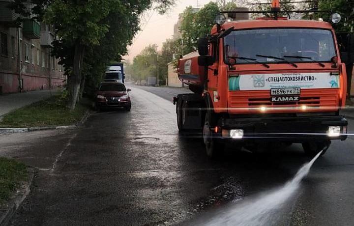 Уборка дорог и тротуаров в Туле продолжится 18 мая