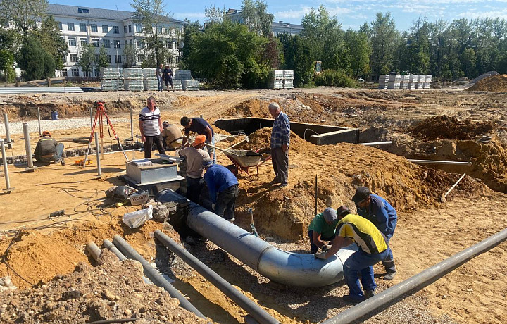 В Туле начался второй этап благоустройства Кировского сквера