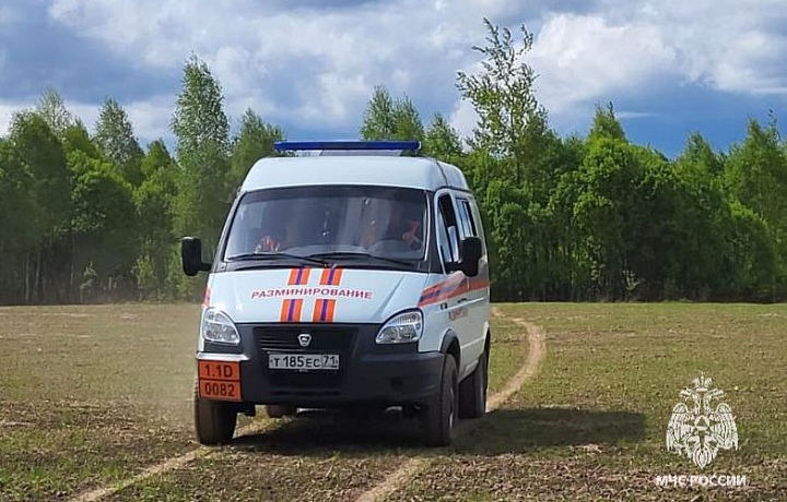 Во время земляных работ в ТГПУ имени Толстого нашли артиллерийский снаряд времен ВОВ