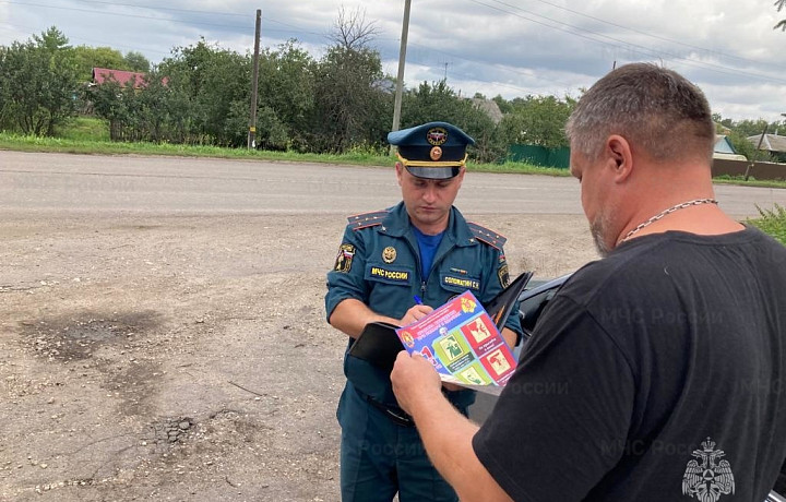 В Куркино и Богородицке спасатели разъяснили местным жителям правила пожарной безопасности