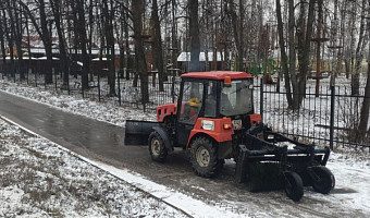 ﻿Коммунальщики задействуют около 150 единиц техники в уборке Тулы 16 января