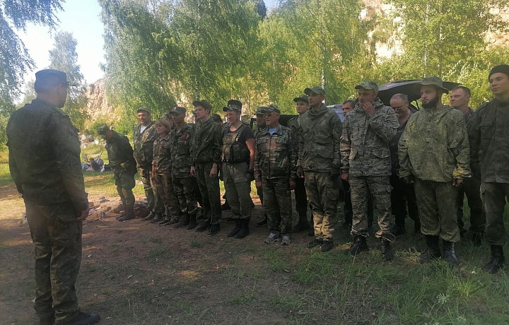 Казаки провели военно-полевые сборы под Тулой