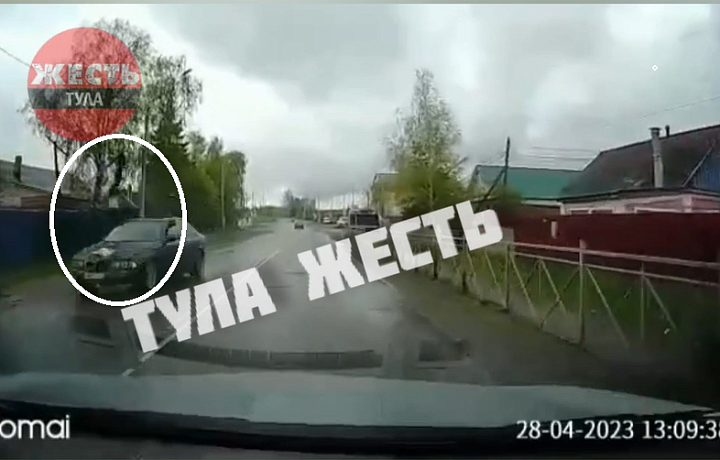 Момент ДТП со школьником в Дедилово Киреевского района попал на видео