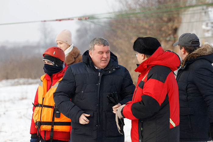 В Туле спасатели отработали действия в условиях весеннего половодья