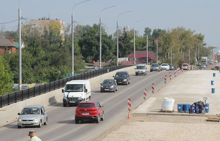 В Туле полностью запустили обновленный Московский путепровод