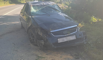 Водитель автомобиля Lada попал в больницу после ДТП в Киреевском районе
