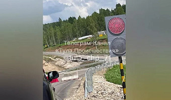 Белевская администрация прокомментировала обрушение моста на трассе «Тула – Белев»