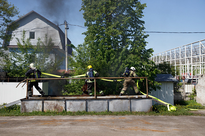 В Туле определили лучшее звено газодымозащитной службы