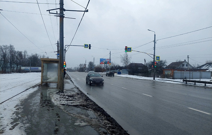 В поселке Менделеевский в Туле сломался светофор