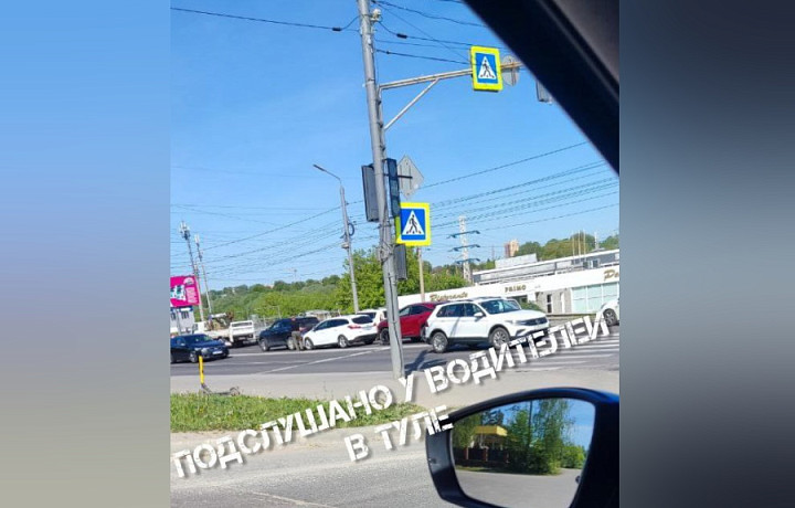 На улице Рязанской в Туле произошло ДТП с участием трех машин