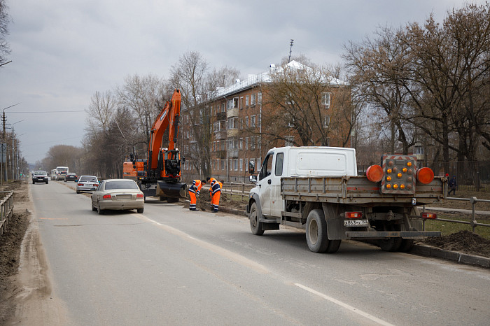 Подрядчик завершит ремонт улицы Кутузова в Туле к 1 сентября 2023 года