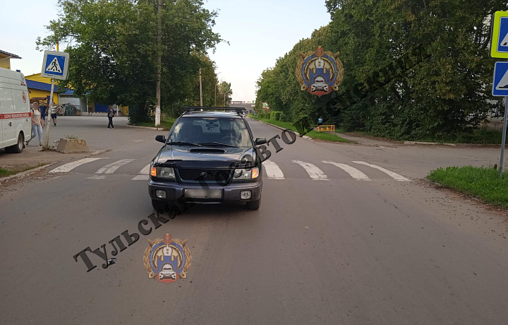 В Богородицке лишенный прав нетрезвый водитель Subaru сбил женщину на пешеходном переходе