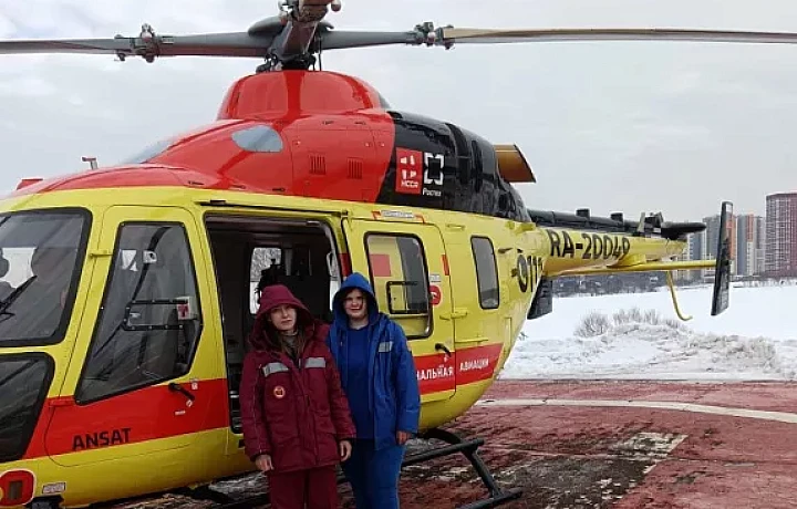 Тульского пациента с тяжелой травмой доставили в Москву вертолетом санавиации