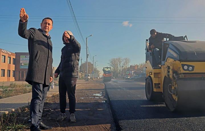 В Новомосковске завершается дорожная кампания