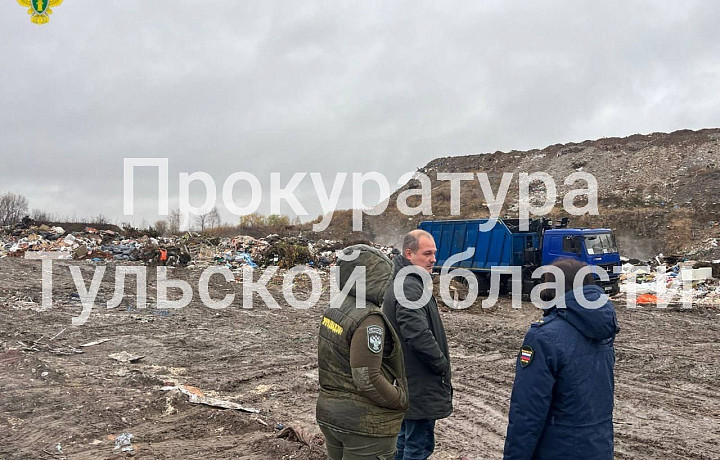 Туляки пожаловались на опасный мусорный полигон рядом с жилыми домами