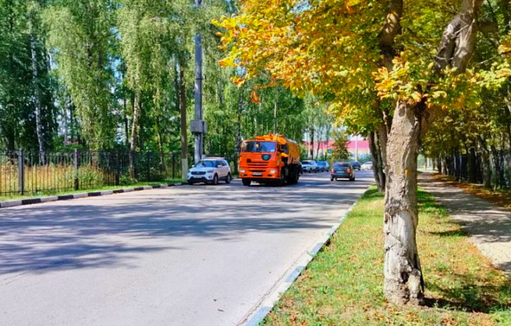 В Туле 22 июля продолжится уборка и мойка дорог и тротуаров