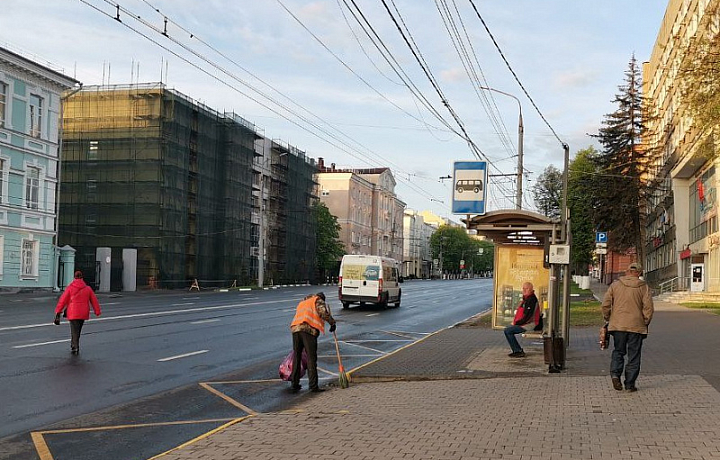 В Туле 4 мая продолжится уборка дорог и тротуаров