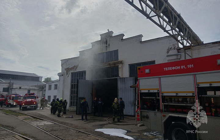 На заводе «Тулажелдормаш» произошел пожар