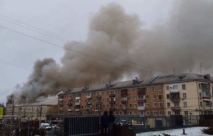 Пожар в военном госпитале в Туле: что известно к этой минуте