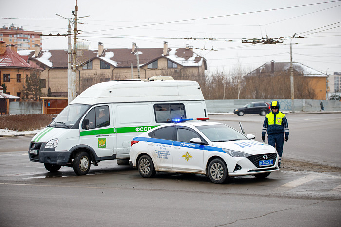 Тульские приставы и сотрудники ДПС провели совместный рейд