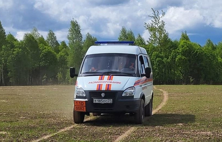 Спасатели обезвредили боеприпас времен ВОВ в Белевском районе