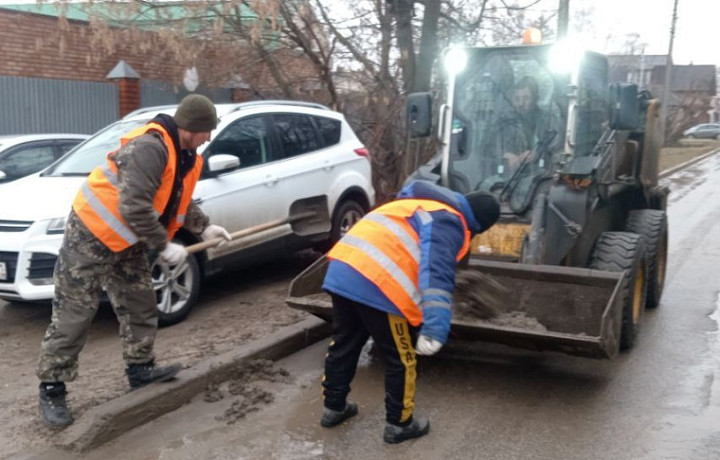 ﻿В Туле 27 января продолжится уборка дорог и тротуаров