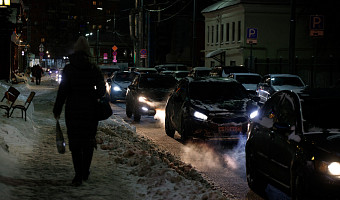 ﻿Туляков предупредили о гололедице, мокром снеге и сильном ветре с 9 по 10 января