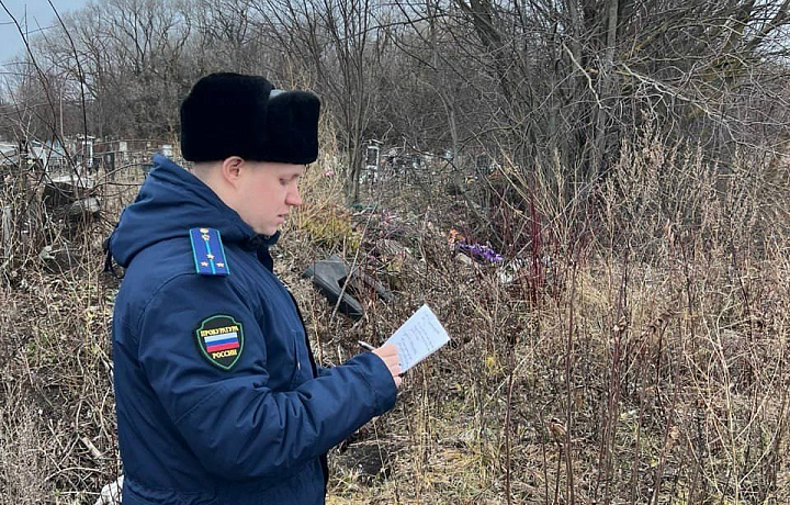 В Тепло-Огаревском районе прокуратура нашла десять кладбищ со стихийными свалками