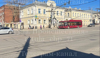 На Октябрьской улице в Туле отказали светофоры