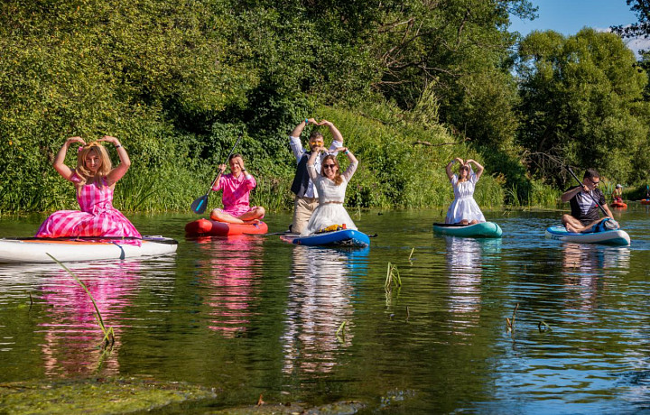 В арт-кэмпе «Дикая Мята» стартовал фестиваль sup-культуры Vashana Sup Camp