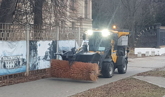 В Туле 25 ноября продолжается городская уборка