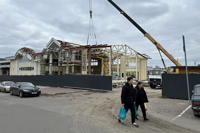 В Туле на Центральном рынке начали разбирать торговые павильоны