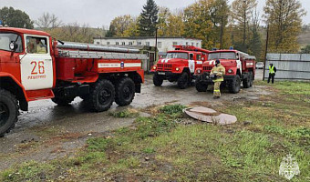 Условный пожар потушили спасатели на спиртзаводе в Тульской области