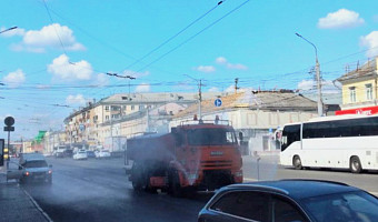 В Туле 17 июля продолжается уборка городских улиц
