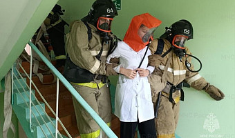 В Тульской области из-за условного пожара эвакуировали районную больницу