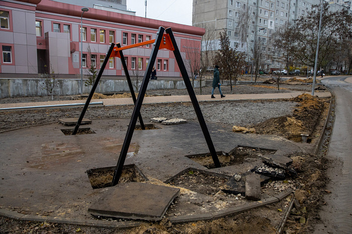 На Молодежном бульваре в Туле высадят 112 деревьев и около 150 кустарников