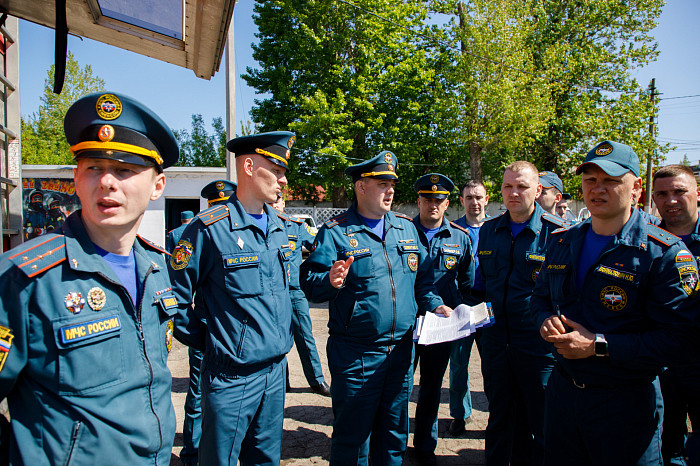 В Туле определили лучшее звено газодымозащитной службы