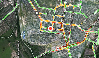 Из-за ДТП на проспекте Ленина в Туле собралась большая пробка вечером 11 июня
