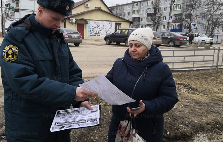 Сотрудники МЧС обучили правилам пожарной безопасности более тысячи жителей Ефремова, Каменки и Волово