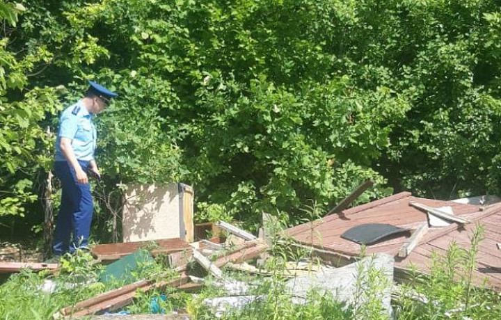 В районе Одоевского шоссе в Туле нашли несанкционированную свалку