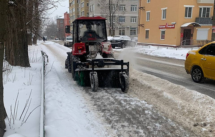 120 кубометров снега вывезли в Туле за минувшие сутки