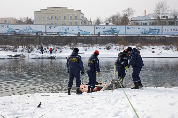 Тульские спасатели показали готовность к действиям во время паводка – Илья Беспалов