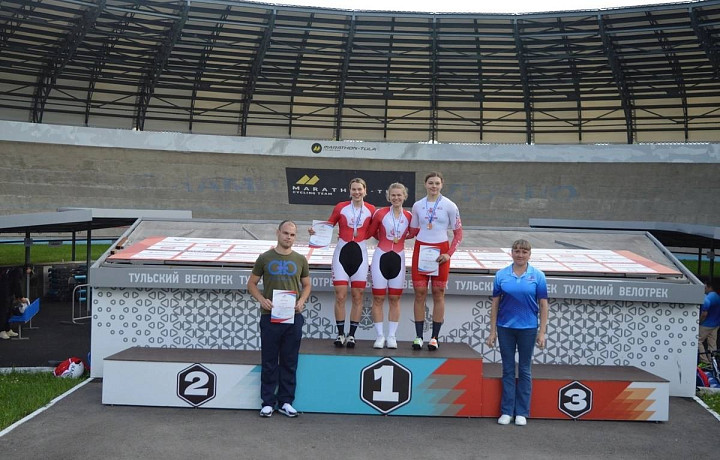Тульские велогонщики завоевали призовые места в рамках первенства России