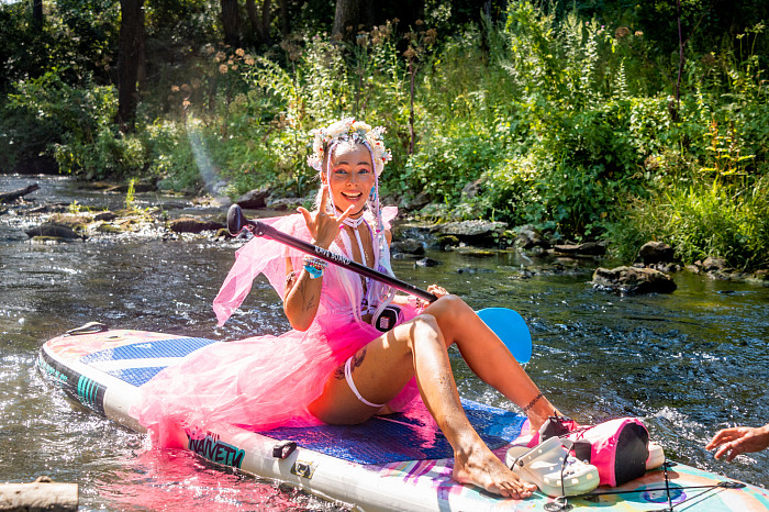 В арт-кэмпе «Дикая Мята» прошел фестиваль Vashana Sup Camp