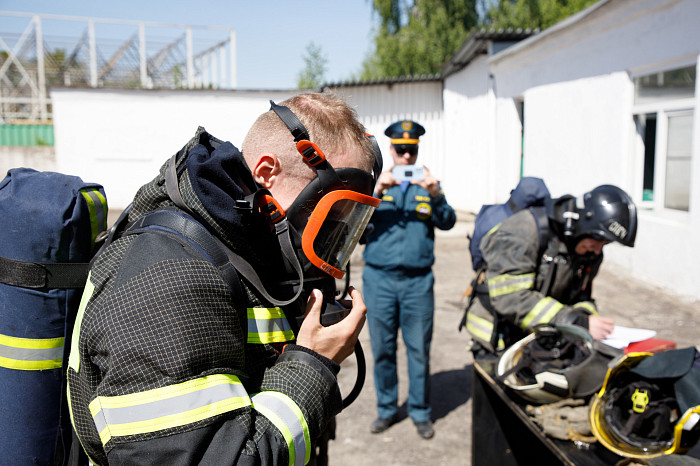 В Туле определили лучшее звено газодымозащитной службы