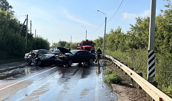 Два человека пострадали в ДТП из-за выезда на «встречку» в Узловском районе