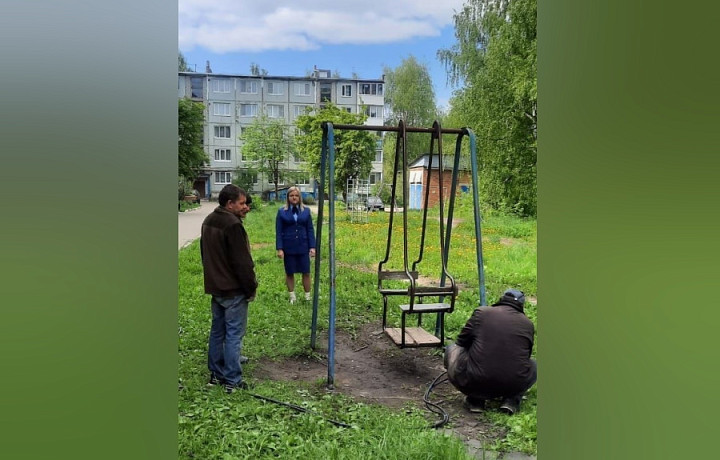 В Кимовске убрали опасное оборудование с детской площадки после вмешательства прокуратуры